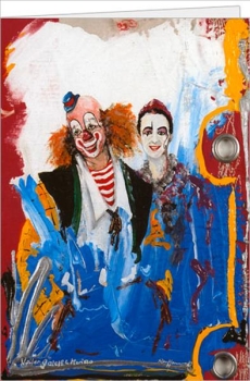 Clown Walter Caletti mit Tochter Marizza