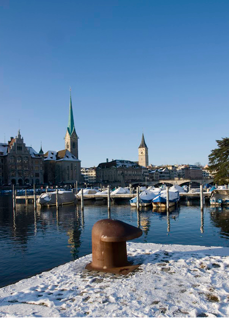 Zürich im Winter